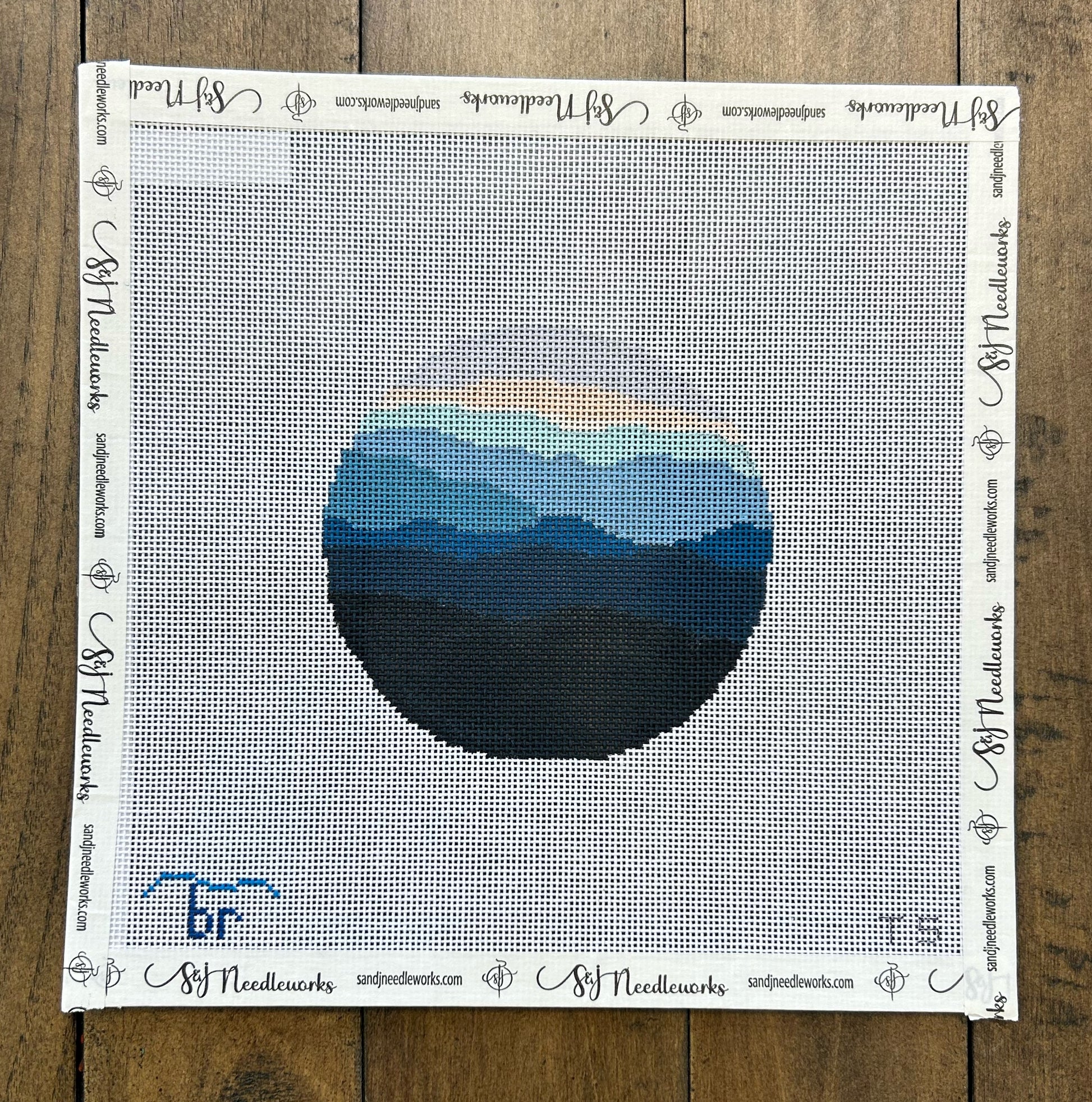Sunset Ridge - Blue Ridge Stitchery - Needlepoint Canvas 18 mesh