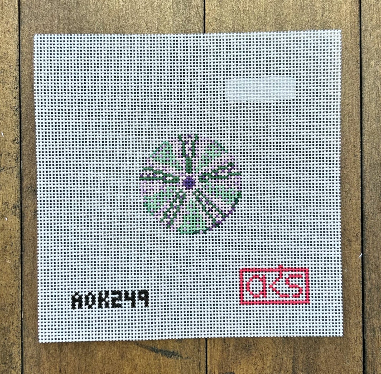 Tiny Sea Urchin - Ann Kaye Studio - Needlepoint Canvas 18 mesh