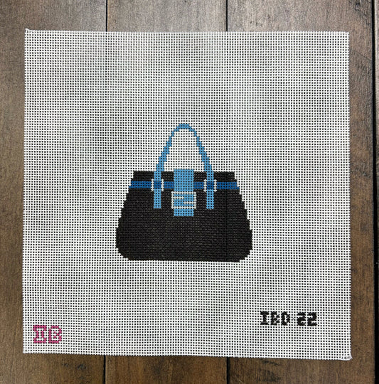 Little Black Bag - Independent Belle - Needlepoint Canvas 18 mesh