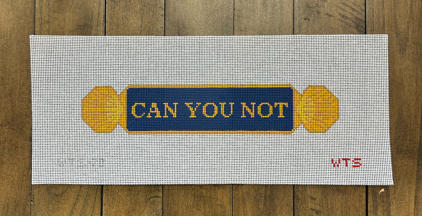 Can You Not Quarterboard - What's the Stitch - Needlepoint Canvas 13 mesh