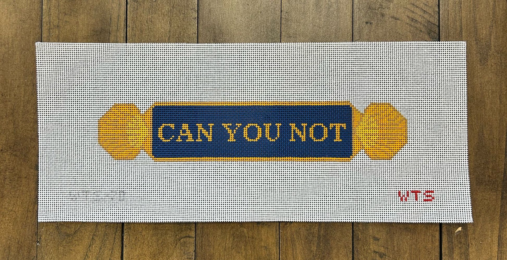 Can You Not Quarterboard - What's the Stitch - Needlepoint Canvas 13 mesh