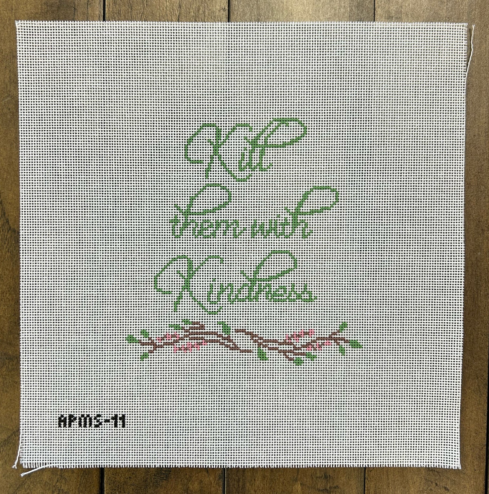 Kill Them With Kindness - Melissa Loves Needlepoint - Needlepoint Canvas 18 mesh