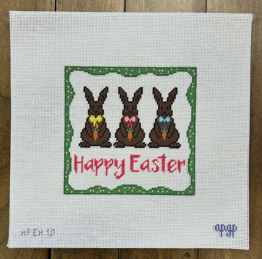 Chocolate Bunnies Trio