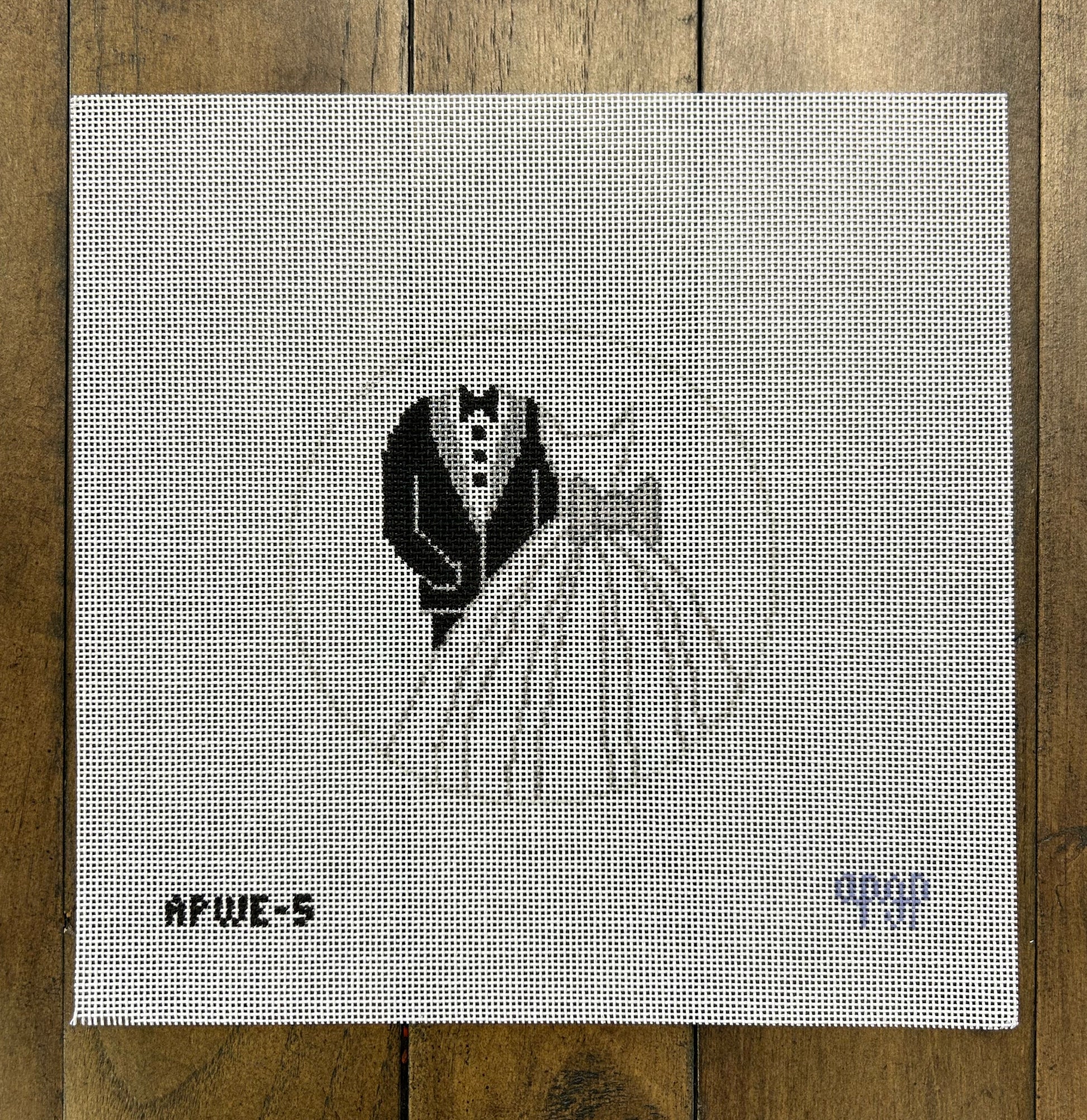 Tux and Gown - Bride & Groom - Melissa Loves Needlepoint - Needlepoint Canvas 18 mesh