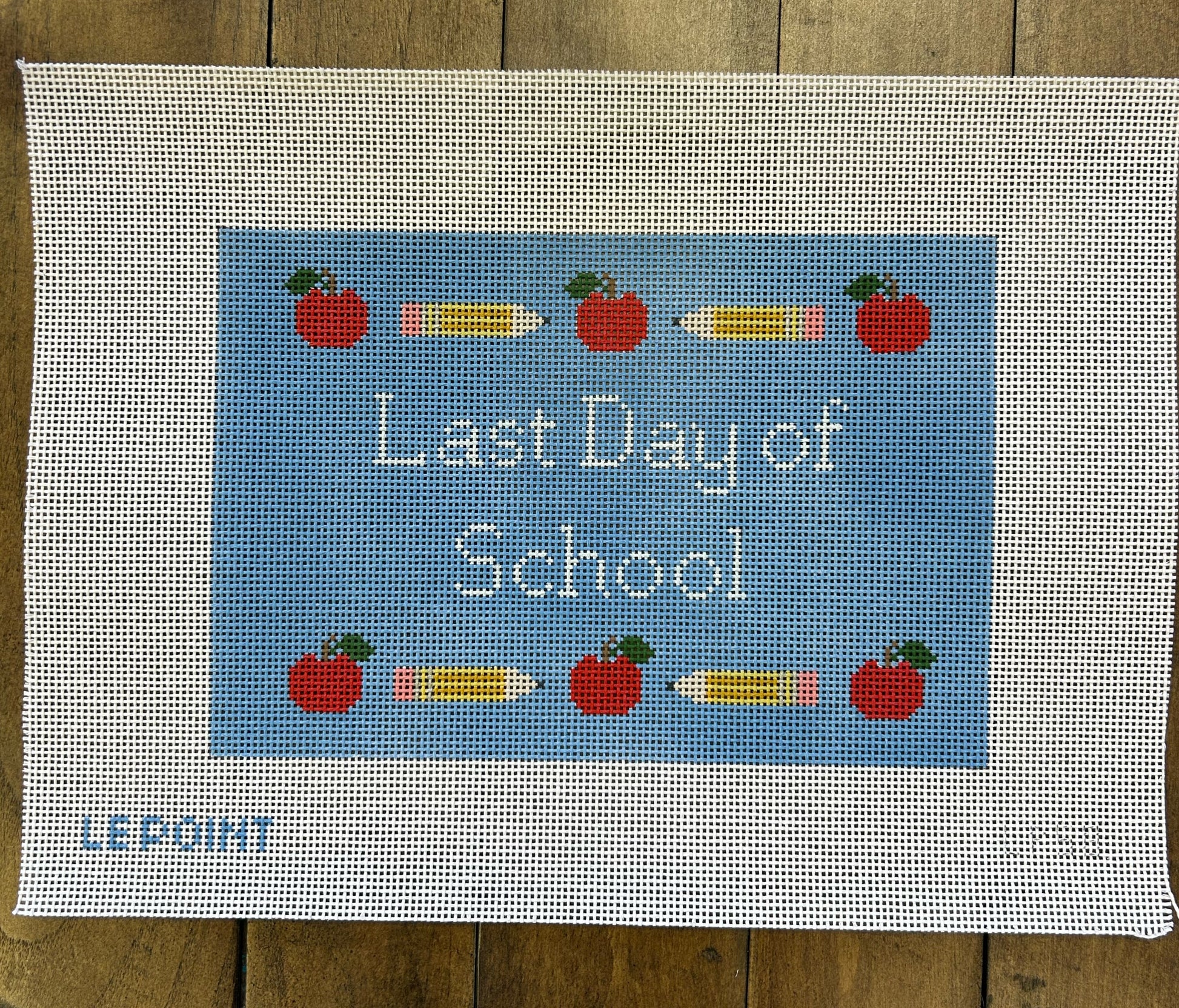 Last Day of School - Le Point Studio - Needlepoint Canvas 