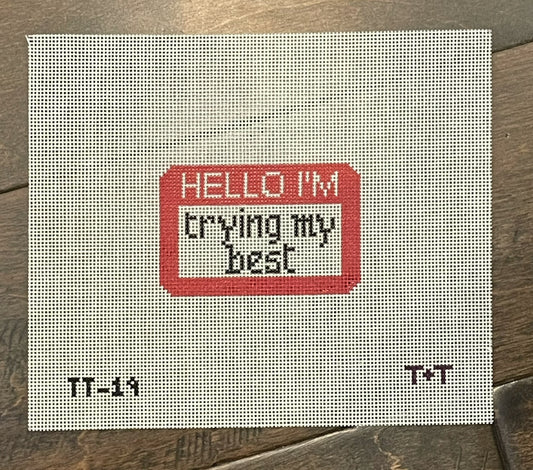 Hello I'm trying my best