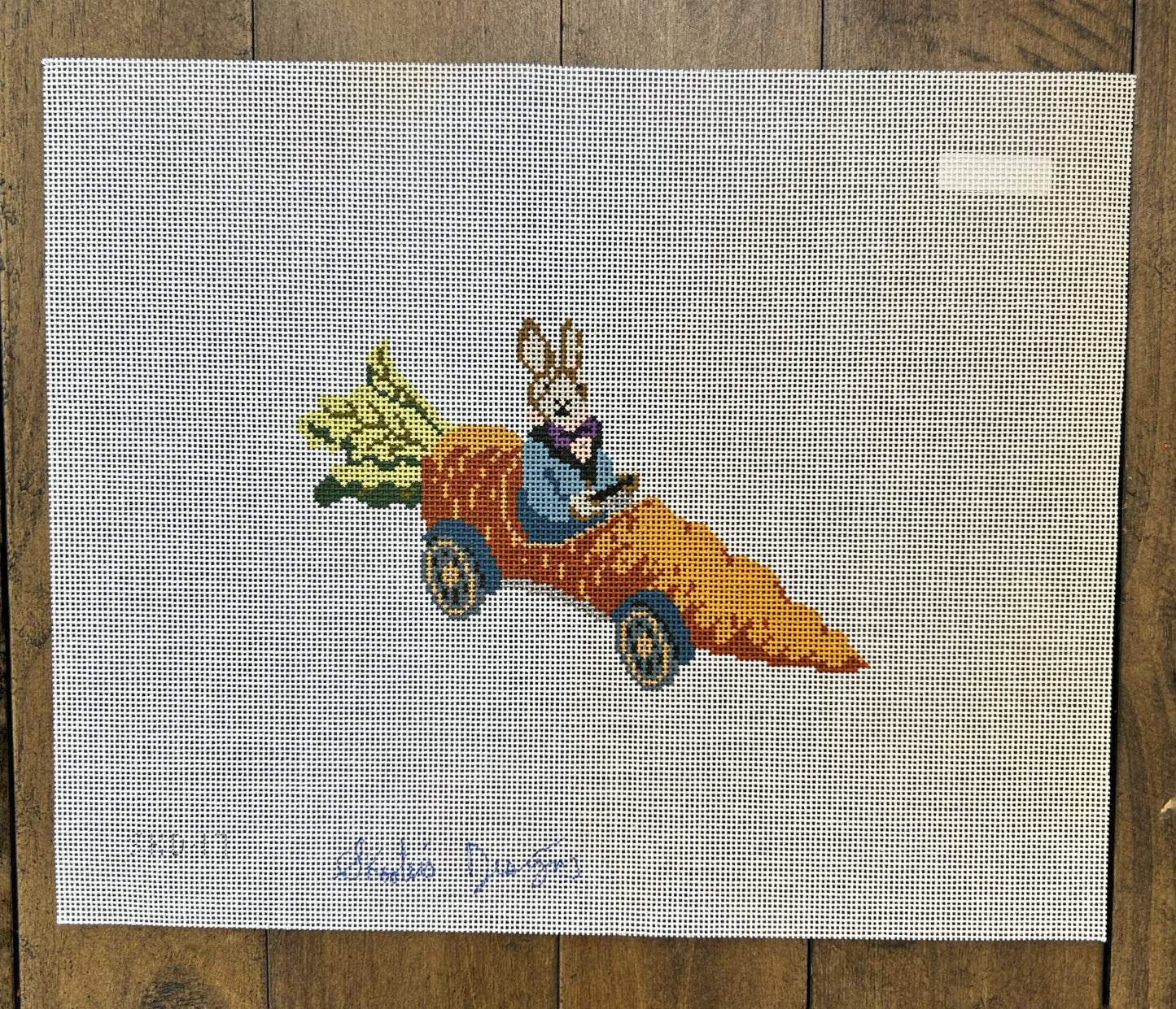 Bunny in Carrot Car