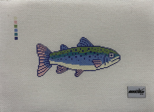 Purple and Green Fish