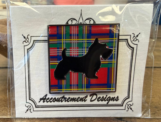 Scottish Terrier on Plaid Needleminder