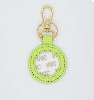 Leather Key Fob - Round