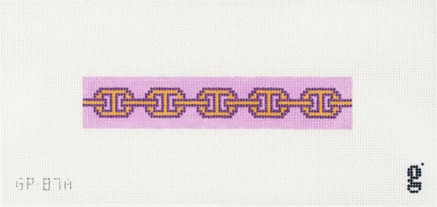 Links Fob Lilac Canvas