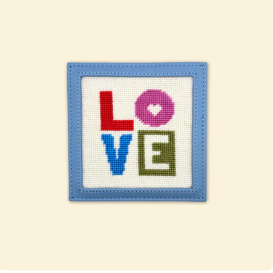 Love Stack Coaster Needlepoint Kit