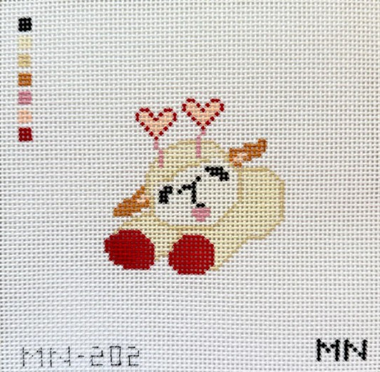Lovey Lamb Dog Toy Canvas