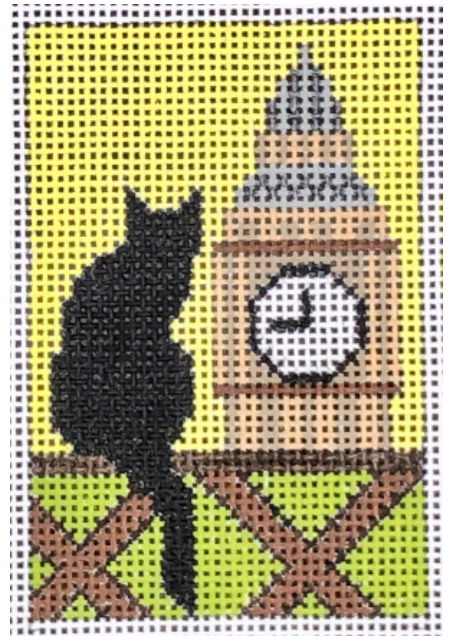 London Cat Luggage Tag