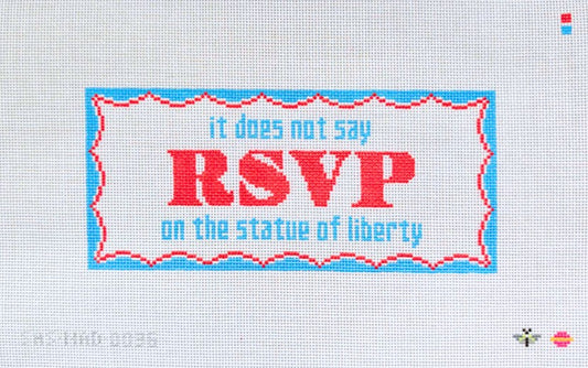 No RSVP on the Statue of Liberty
