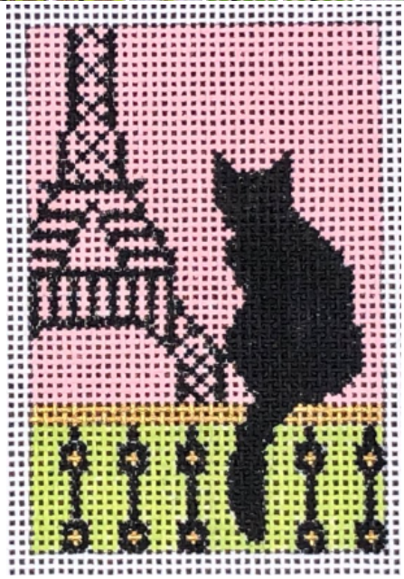 Paris Cat Luggage Tag