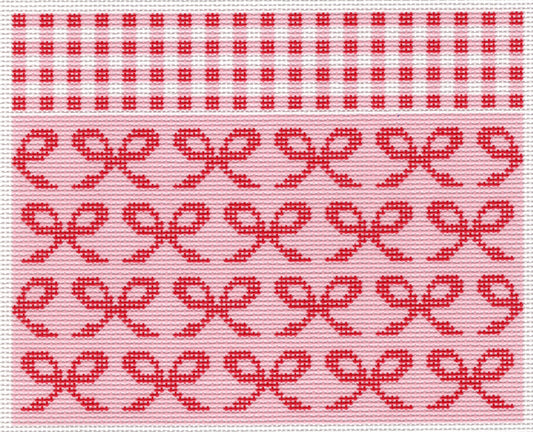 Red Gingham Bows Clutch - Trunk Show