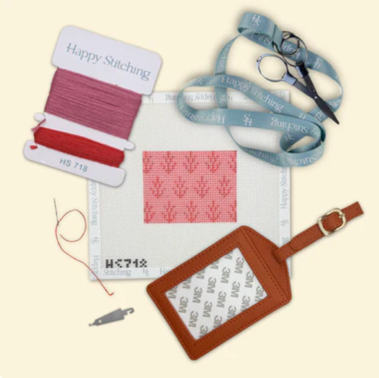 Reef Reverie - Luggage Tag - Happy Stitching - Needlepoint Kit 13 mesh