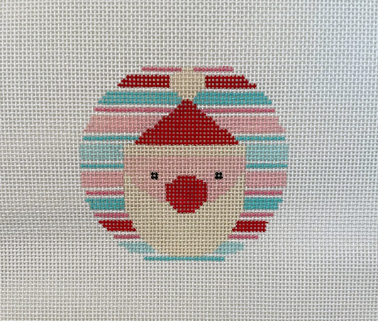 Santa with Stripes Ornament