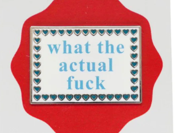What the Actual F Needle Minder - What's the Stitch - Needlepoint Accessory 