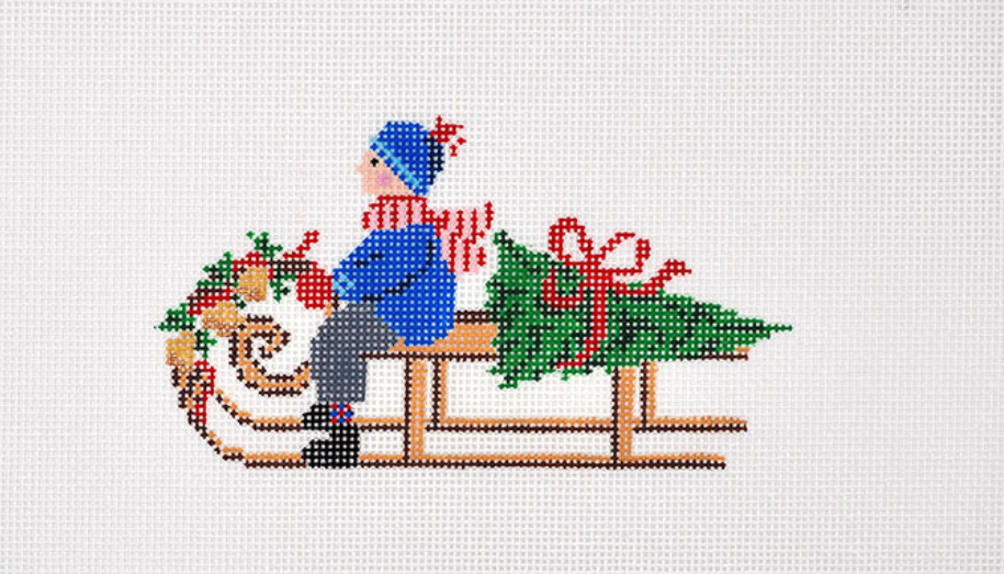 Festive Sled - Boy