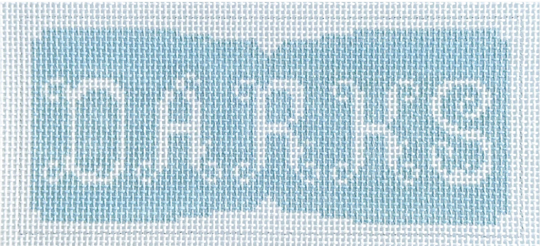 Darks Laundry Sign - Spruce Street Studio - Needlepoint Canvas 13 mesh