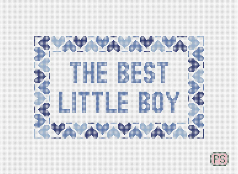 The Best Little Boy - Prepsetter - Needlepoint Canvas 13 mesh