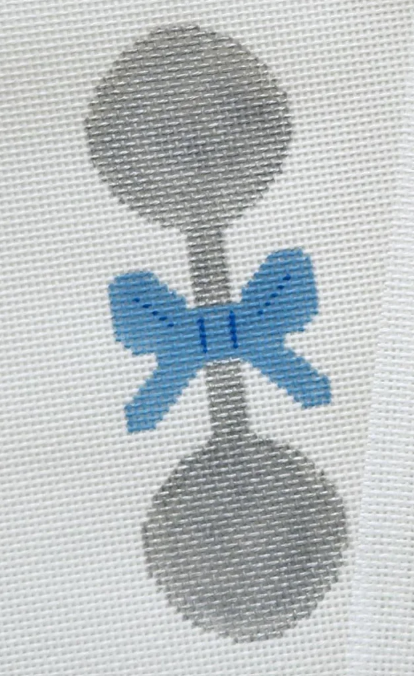 Silver Rattle - Silver Stitch Needlepoint - Needlepoint Canvas 