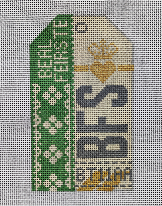Belfast Retro Travel Tag