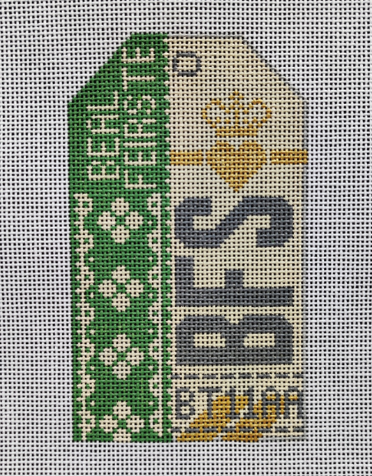 Belfast Retro Travel Tag