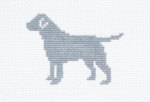 Labrador Retriever Silhouette Canvas
