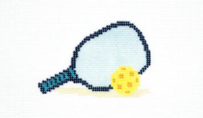 Blue Pickleball Paddle Canvas