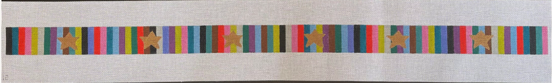 Colorful Stars and Stripes Canvas