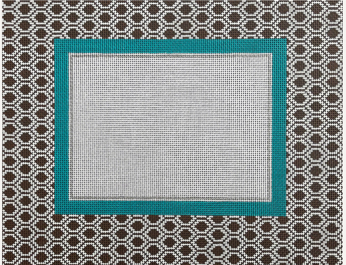 Brown and Turquoise Frame