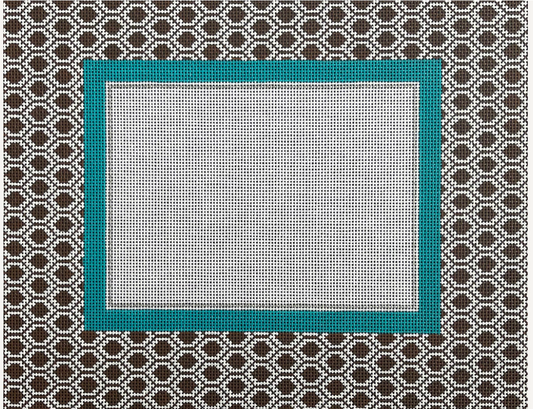 Brown and Turquoise Frame