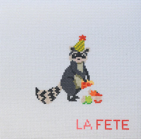 Birthday Bandit Party Animal Canvas