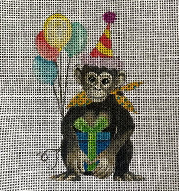 Birthday Monkey Canvas