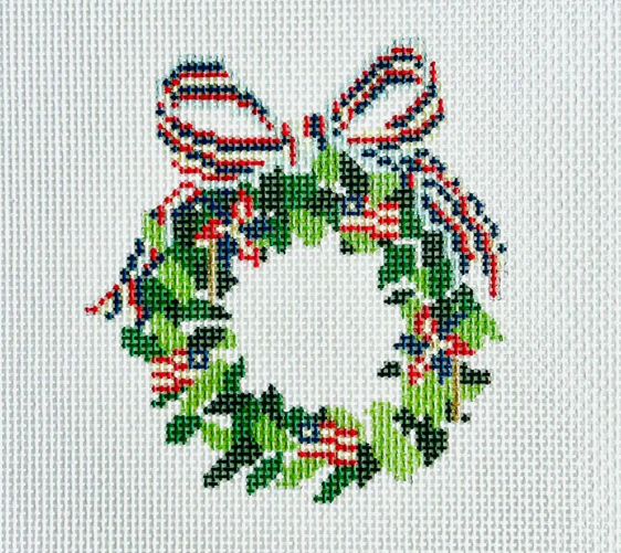 4th of July Wreath Canvas