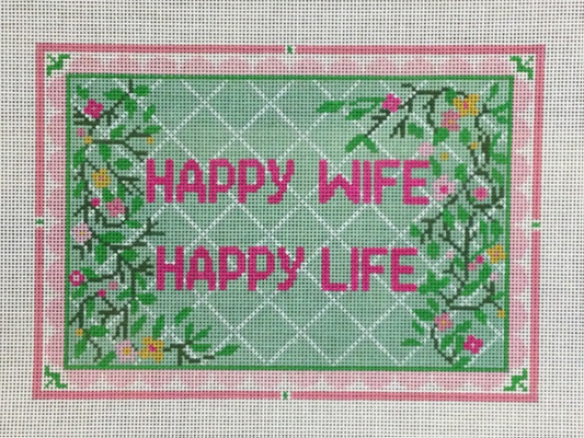 Happy Wife Happy Life Canvas