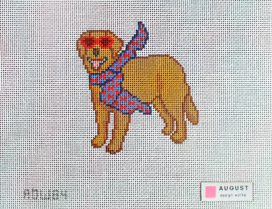 Bougie Golden Retriever Canvas