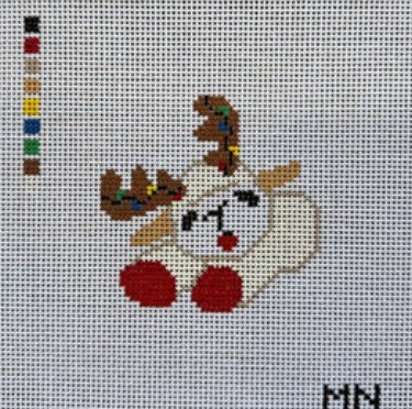 Christmas Lamb Dog Toy Canvas