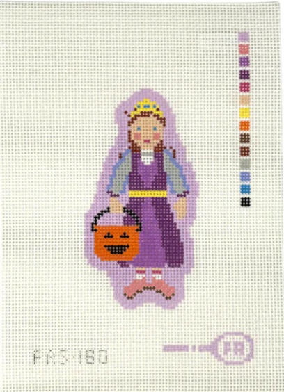 Trick or Treaters - Girl Toddler Princess Canvas