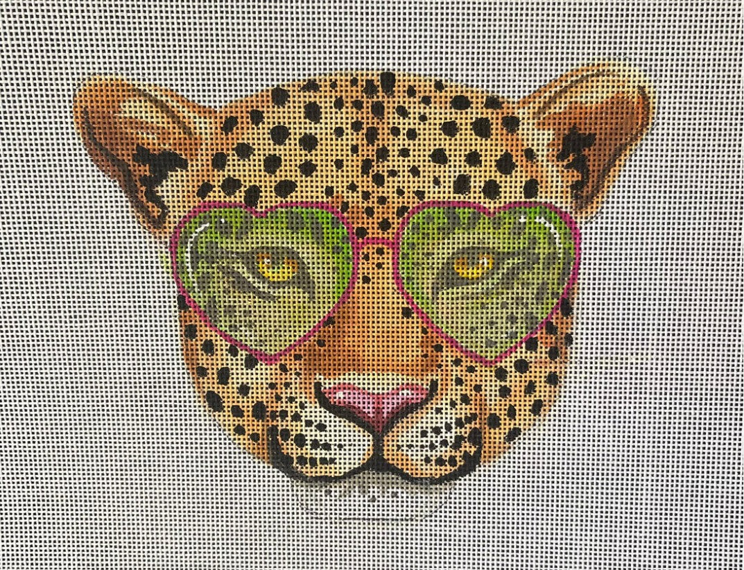 Leopard w/ Glasses Canvas