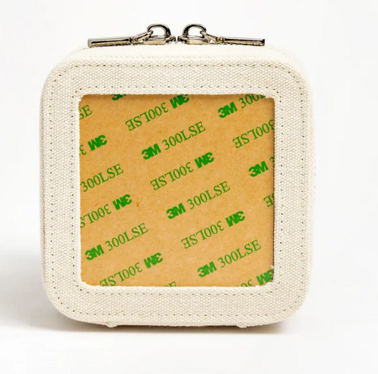 4" Self Finishing Linen Jewelry Box