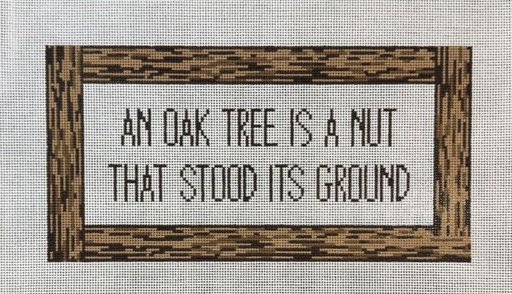 An Oak Tree is a Nut That Stood Its Ground
