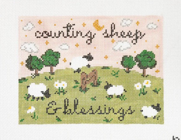 Counting Sheep & Blessings Canvas
