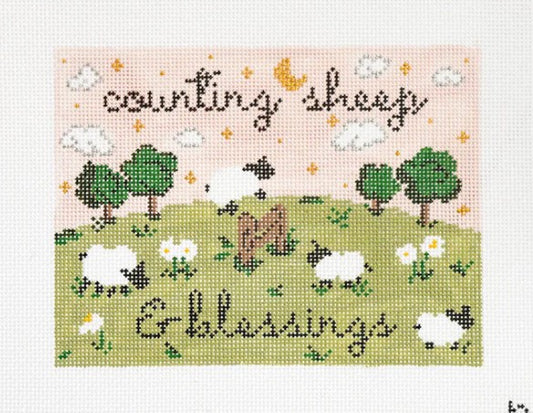 Counting Sheep & Blessings Canvas