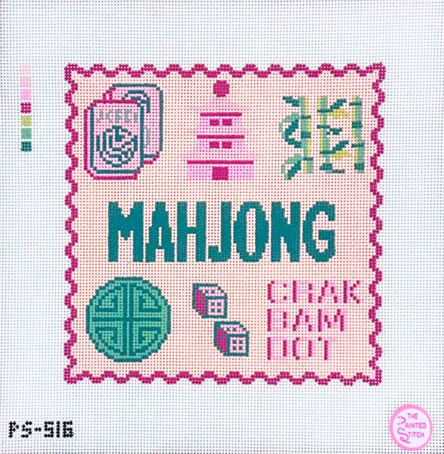Mahjong Tray Insert Canvas