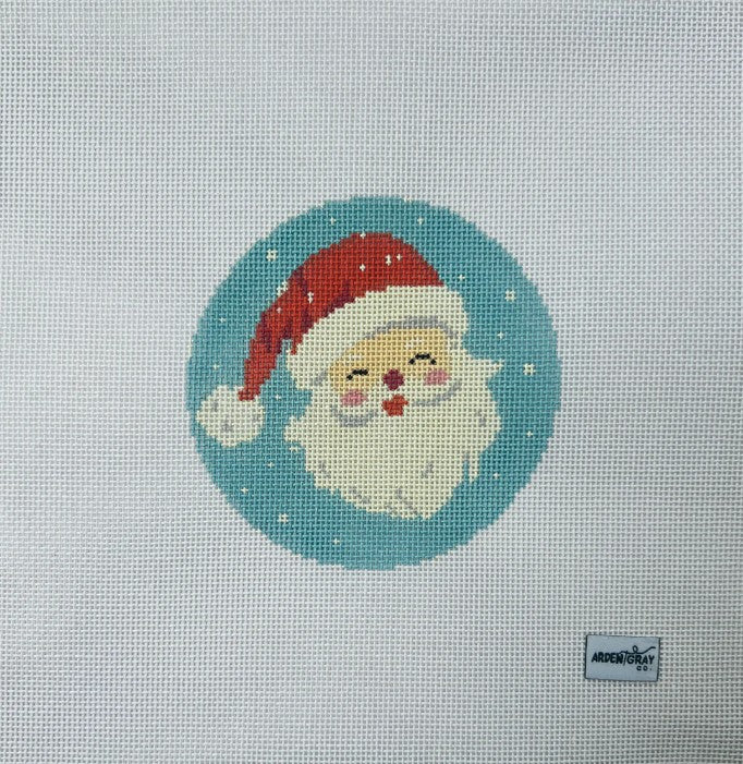 Retro Jolly Old St. Nick Canvas