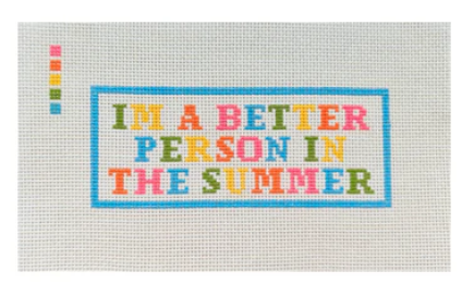 I'm a Better Person in the Summer